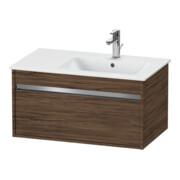 Duravit Waschtischunterschrank Ketho 80x47,5cm, Nussb dkl., 1 Ausz., wandhängend-4