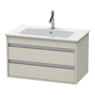 Duravit Waschtischunterschrank Ketho 80x47,5cm, Tau, 2 Schubk., wandhängend