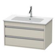 Duravit Waschtischunterschrank Ketho 80x47,5cm, Tau, 2 Schubk., wandhängend