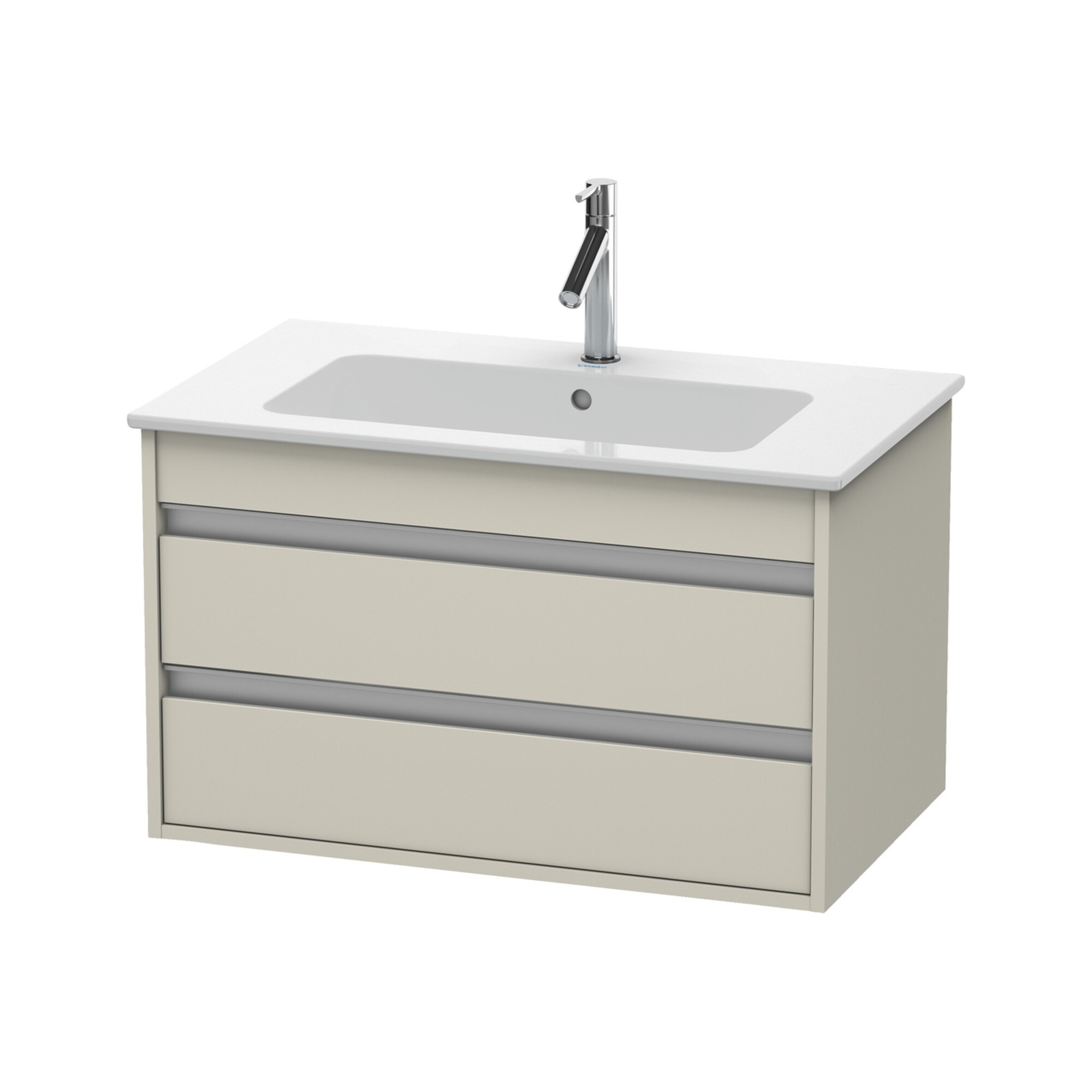 Duravit Waschtischunterschrank Ketho 80x47,5cm, Tau, 2 Schubk., wandhängend