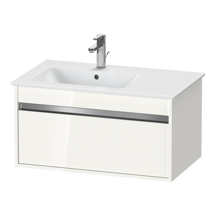 Duravit Waschtischunterschrank Ketho 80x47,5cm, we hgl, 1 Auszug, wandhängend