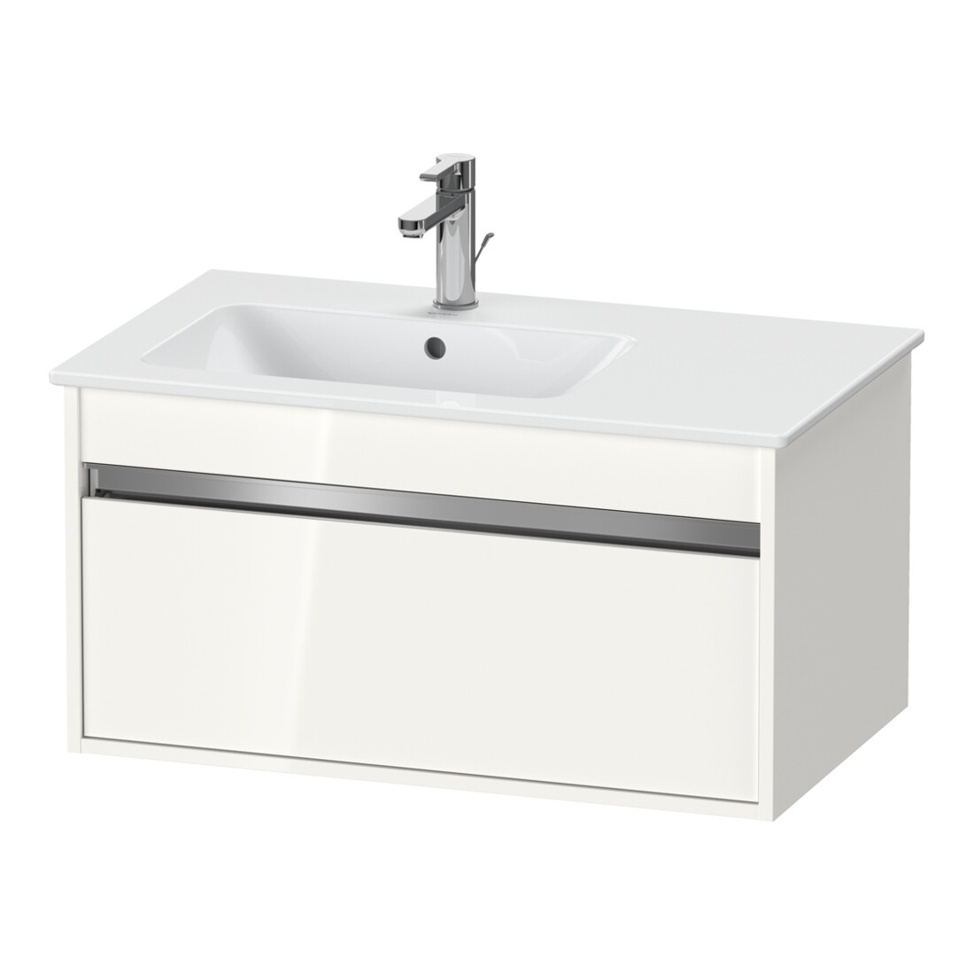 Duravit Waschtischunterschrank Ketho 80x47,5cm, we hgl, 1 Auszug, wandhängend