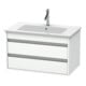 Duravit Waschtischunterschrank Ketho 80x47,5cm, we ma, 2 Schubk., wandhängend-1