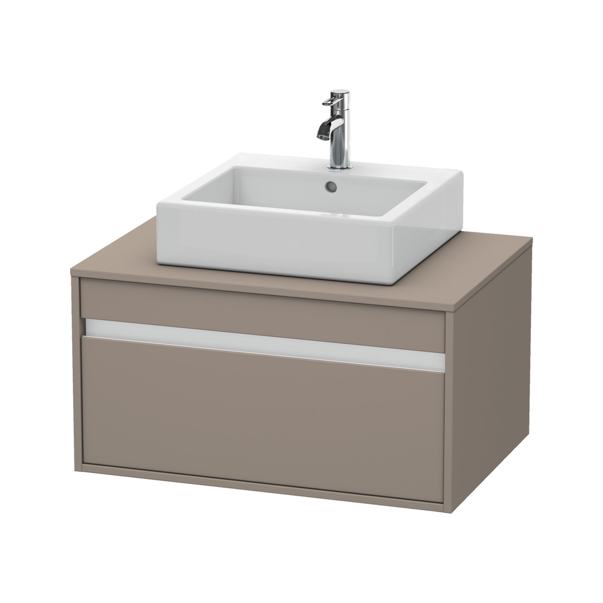 Duravit Waschtischunterschrank Ketho 80x55cm, ba m, f AWT m, 1 Ausz., wandhängend