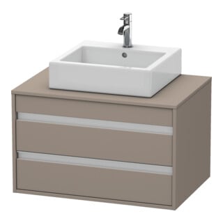 Duravit Waschtischunterschrank Ketho 80x55cm, ba m, f AWT mitt., 2 Schubk.