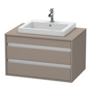 Duravit Waschtischunterschrank Ketho 80x55cm, ba ma, f Einbauwaschtisch mitt., 2 Schubk.-1