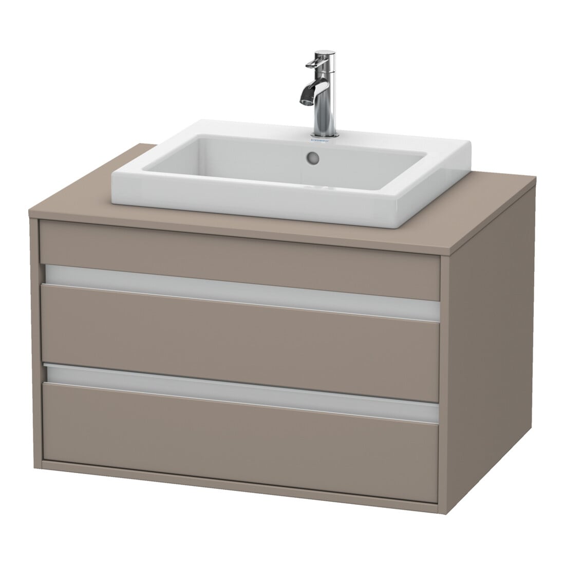 Duravit Waschtischunterschrank Ketho 80x55cm, ba ma, f Einbauwaschtisch mitt., 2 Schubk.