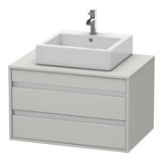 Duravit Waschtischunterschrank Ketho 80x55cm, bg m, f AWT mitt., 2 Schubk.