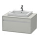 Duravit Waschtischunterschrank Ketho 80x55cm, bg m, f EWT m, 1 Ausz., wandhängend-1