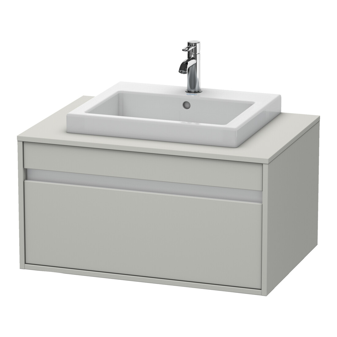 Duravit Waschtischunterschrank Ketho 80x55cm, bg m, f EWT m, 1 Ausz., wandhängend