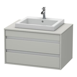 Duravit Waschtischunterschrank Ketho 80x55cm, bg ma, f Einbauwaschtisch mitt., 2 Schubk.