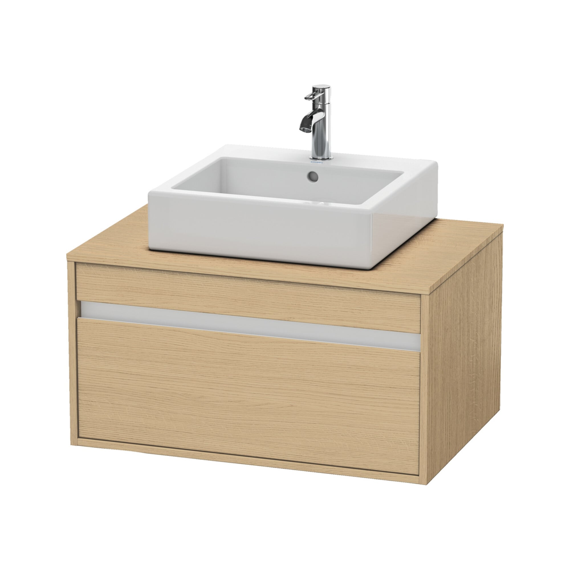 Duravit Waschtischunterschrank Ketho 80x55cm, E N, f AWT m, 1 Ausz., wandhängend