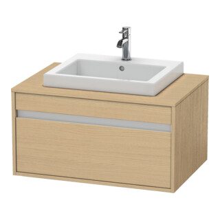 Duravit Waschtischunterschrank Ketho 80x55cm, E N, f EWT m, 1 Ausz., wandhängend