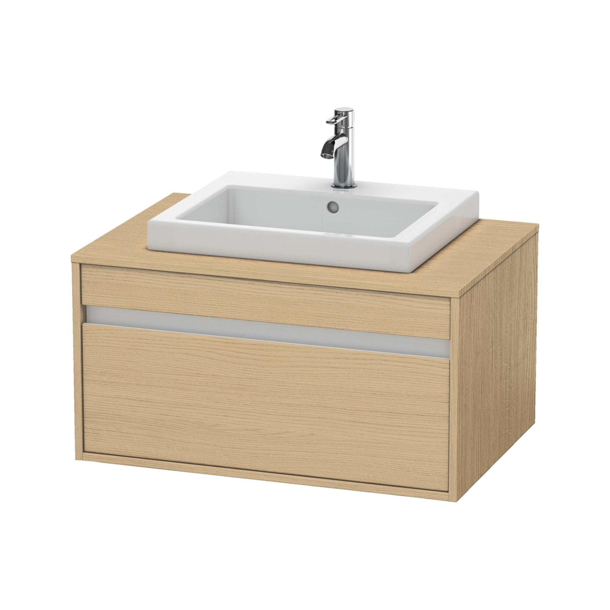 Duravit Waschtischunterschrank Ketho 80x55cm, E N, f EWT m, 1 Ausz., wandhängend