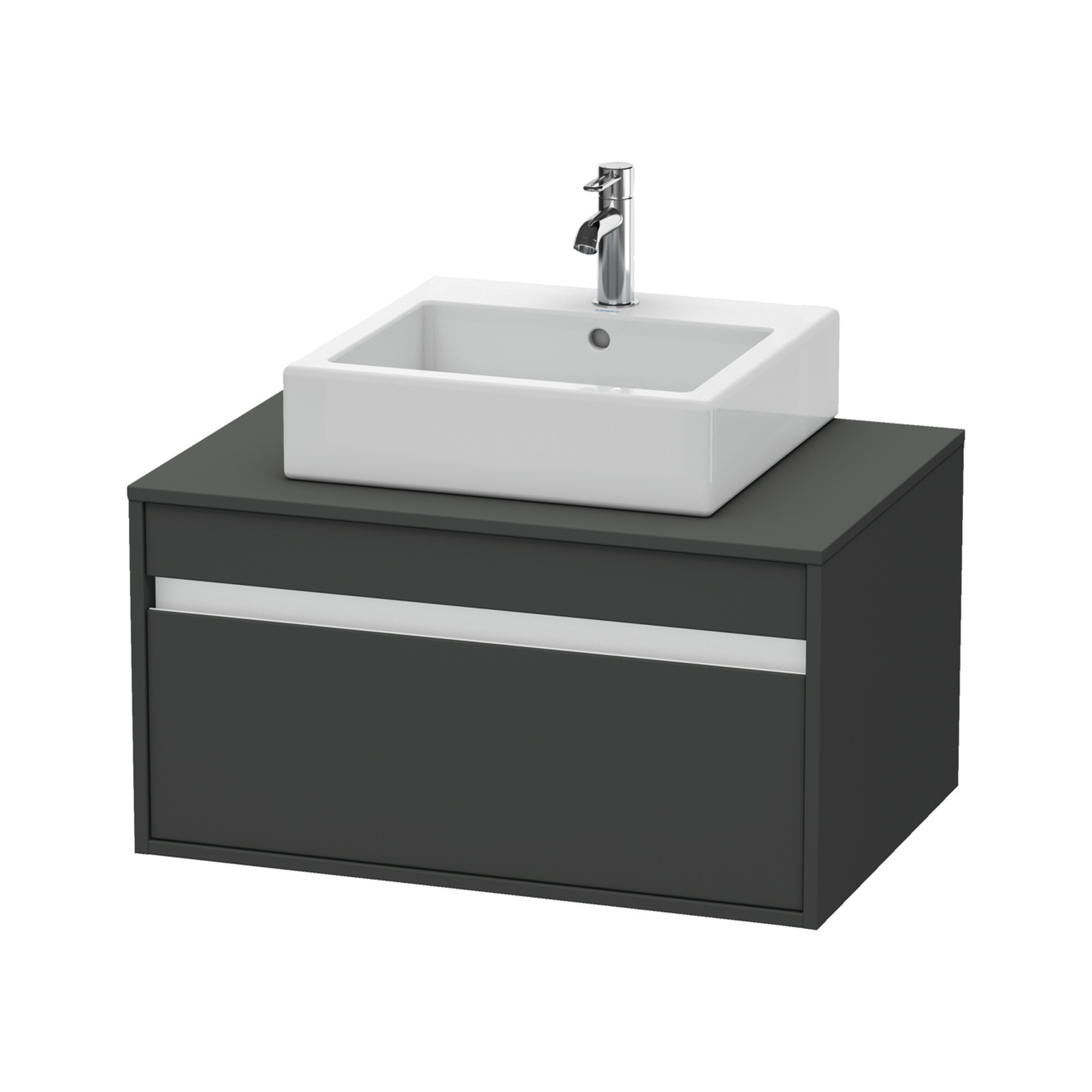 Duravit Waschtischunterschrank Ketho 80x55cm, gr m, f AWT m, 1 Ausz., wandhängend