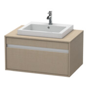 Duravit Waschtischunterschrank Ketho 80x55cm, lei, f EWT m, 1 Ausz., wandhängend