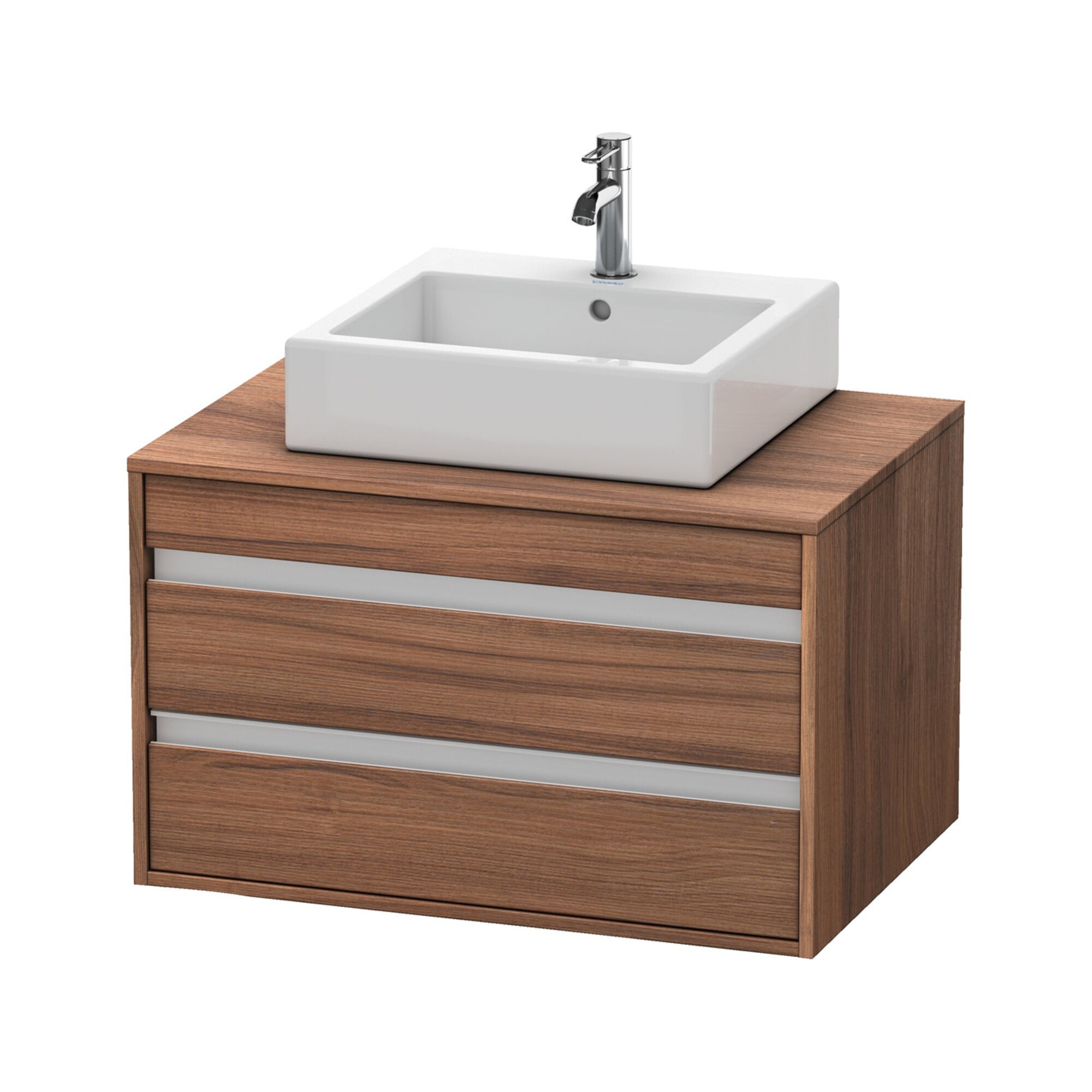 Duravit Waschtischunterschrank Ketho 80x55cm, N N, f AWT mitt., 2 Schubk.