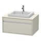 Duravit Waschtischunterschrank Ketho 80x55cm, T, f EWT mitt., 1 Ausz., wandhängend-1