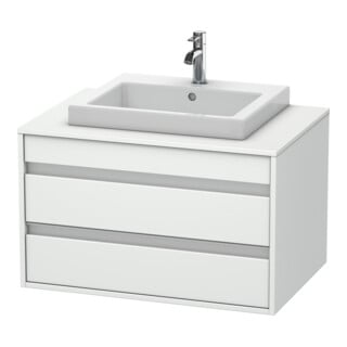 Duravit Waschtischunterschrank Ketho 80x55cm, we ma, f Einbauwaschtisch mitt., 2 Schubk.