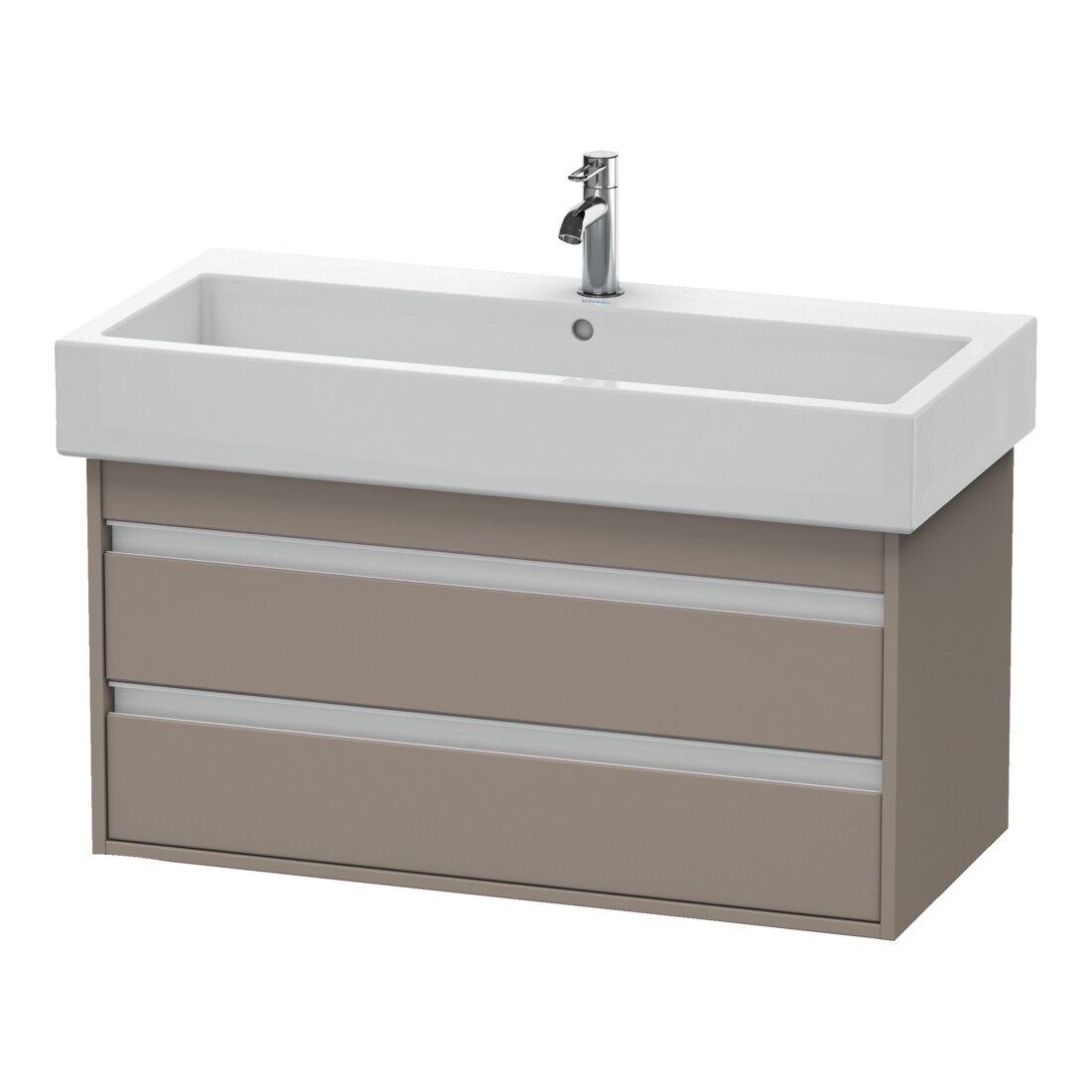 Duravit Waschtischunterschrank Ketho 95x44cm, bas. ma, 2 Schubk., wandhängend
