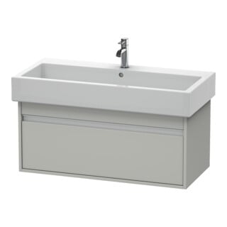 Duravit Waschtischunterschrank Ketho 95x44cm, betongr ma, 1 Ausz., wandhängend