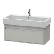Duravit Waschtischunterschrank Ketho 95x44cm, betongr ma, 1 Ausz., wandhängend