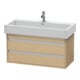 Duravit Waschtischunterschrank Ketho 95x44cm, Ei Nat, 2 Schubk., wandhängend-1