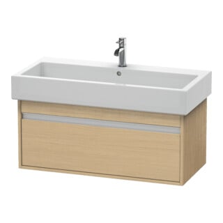 Duravit Waschtischunterschrank Ketho 95x44cm, Ei natur, 1 Auszug, wandhängend