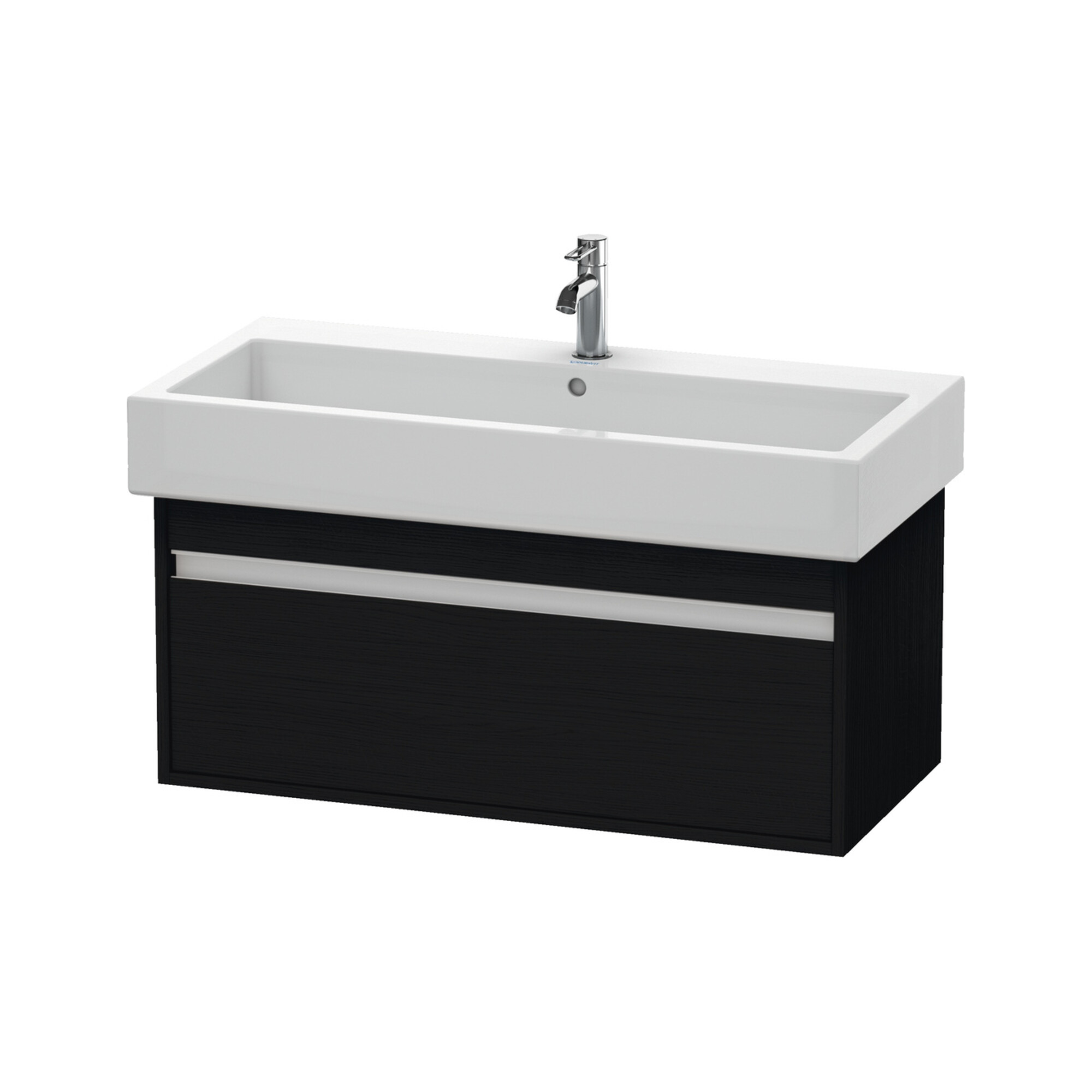 Duravit Waschtischunterschrank Ketho 95x44cm, Ei sw, 1 Auszug, wandhängend