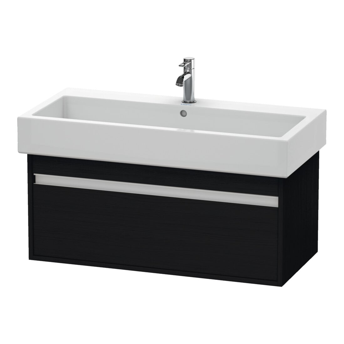Duravit Waschtischunterschrank Ketho 95x44cm, Ei sw, 1 Auszug, wandhängend