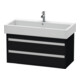 Duravit Waschtischunterschrank Ketho 95x44cm, Ei sw, 2 Schubk., wandhängend-1