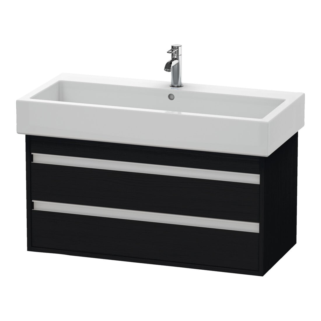 Duravit Waschtischunterschrank Ketho 95x44cm, Ei sw, 2 Schubk., wandhängend