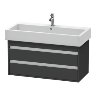 Duravit Waschtischunterschrank Ketho 95x44cm, graph ma, 2 Schubk., wandhängend