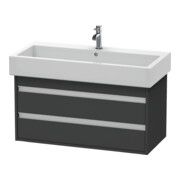 Duravit Waschtischunterschrank Ketho 95x44cm, graph ma, 2 Schubk., wandhängend-1