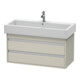 Duravit Waschtischunterschrank Ketho 95x44cm, Tau, 2 Schubkästen, wandhängend-1