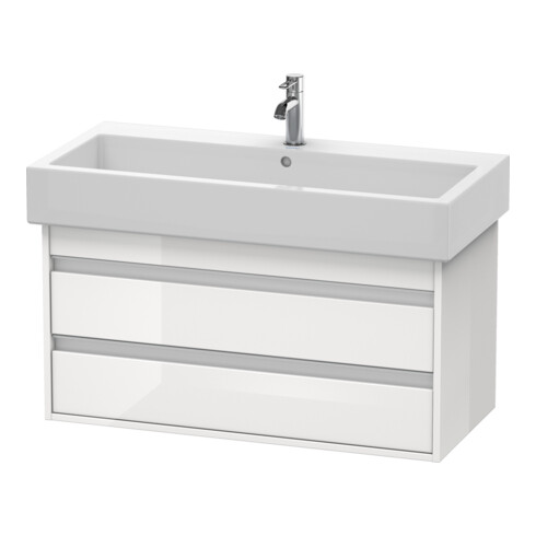 Duravit Waschtischunterschrank Ketho 95x44cm, Tau, 2 Schubkästen, wandhängend