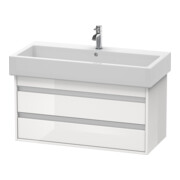 Duravit Waschtischunterschrank Ketho 95x44cm, Tau, 2 Schubkästen, wandhängend-5