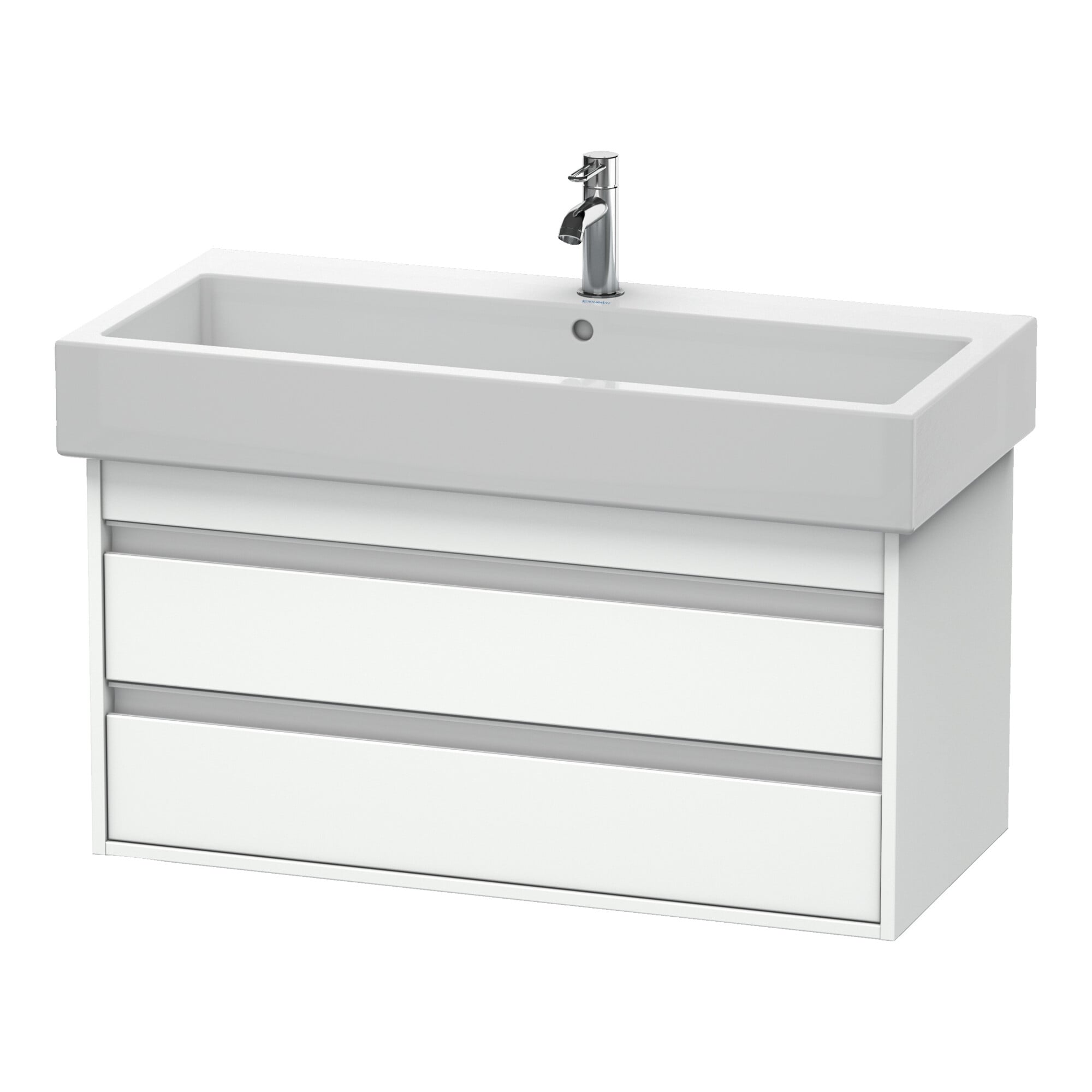 Duravit Waschtischunterschrank Ketho 95x44cm, we ma, 2 Schubk., wandhängend