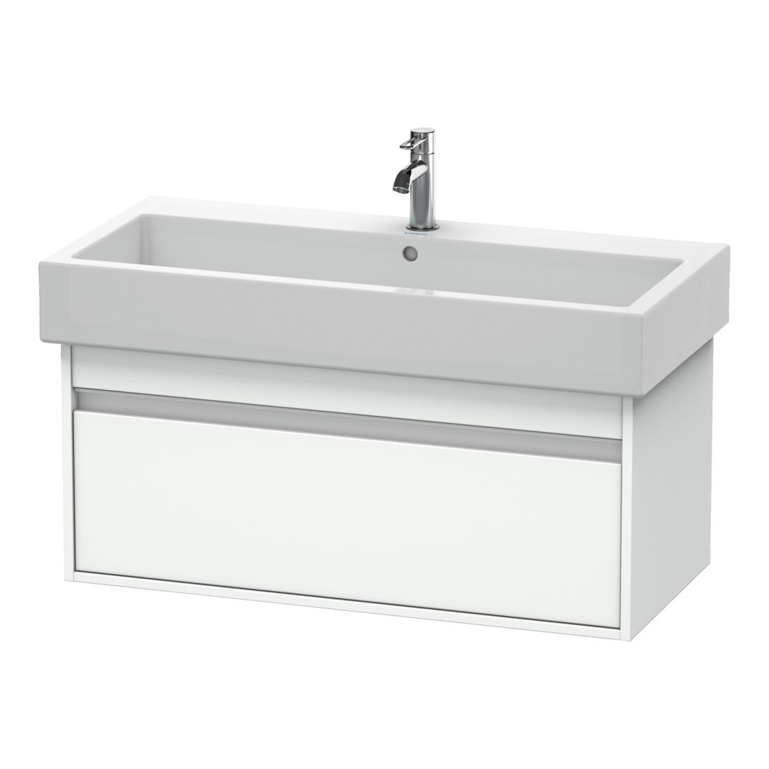 Duravit Waschtischunterschrank Ketho 95x44cm, we matt, 1 Auszug, wandhängend
