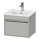 Duravit Waschtischunterschrank Ketho Compact 50x41,2x41cm, 1 Ausz., wandhängend, betongr ma-1
