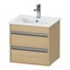 Duravit Waschtischunterschrank Ketho Compact 50x41,2x48cm, 2 Schubk., wandhängend, Ei natur-1