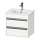 Duravit Waschtischunterschrank Ketho Compact 50x41,2x48cm, 2 Schubk., wandhängend, we matt-1