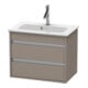 Duravit Waschtischunterschrank Ketho Compact 60x38,5cm, bas. ma, 2 Schubk., wandhängend-1