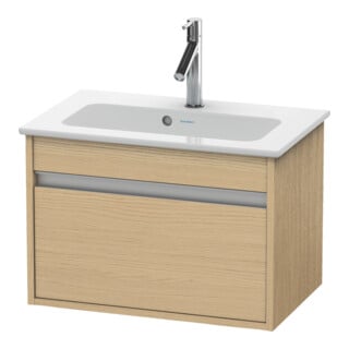 Duravit Waschtischunterschrank Ketho Compact 60x38,5cm, Ei Nat, 1 Auszug, wandhängend