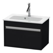 Duravit Waschtischunterschrank Ketho Compact 60x38,5cm, Ei sw, 1 Auszug, wandhängend