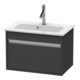 Duravit Waschtischunterschrank Ketho Compact 60x38,5cm, graph ma, 1 Ausz., wandhängend-1