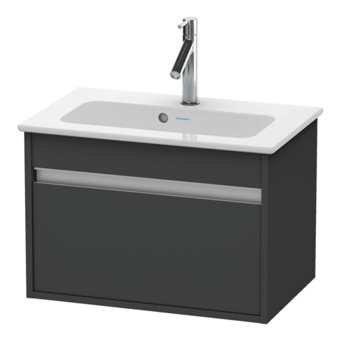 Duravit Waschtischunterschrank Ketho Compact 60x38,5cm, graph ma, 1 Ausz., wandhängend