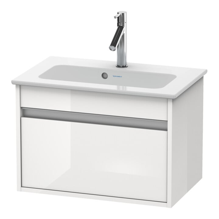 Duravit Waschtischunterschrank Ketho Compact 60x38,5cm, graph ma, 1 Ausz., wandhängend
