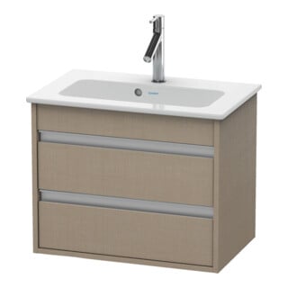 Duravit Waschtischunterschrank Ketho Compact 60x38,5cm, lei, 2 Schubk., wandhängend