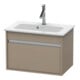 Duravit Waschtischunterschrank Ketho Compact 60x38,5cm, leinen, 1 Auszug, wandhängend-1